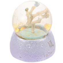 Boules de cristal d'eau en résine, ornements pour cadeau d'anniversaire, douze
