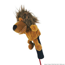 (Brown lion) Animal Golf Club Headcover Wood Driver Head Cover Protection Gifts Mascot covers HOT