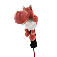 (Red hippopotamus) Animal Golf Club Headcover Wood Driver Head Cover Protection Gifts Mascot covers 1PCS