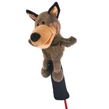 (Wolf) 1PCS Animal Golf Club Headcover Wood Driver Head Cover Protection Gifts Mascot covers