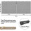 2 Pack Fireplace Screen(24x19in), Fireplace Screen Grate, Spark Guard Chain, Doors, Protect 2