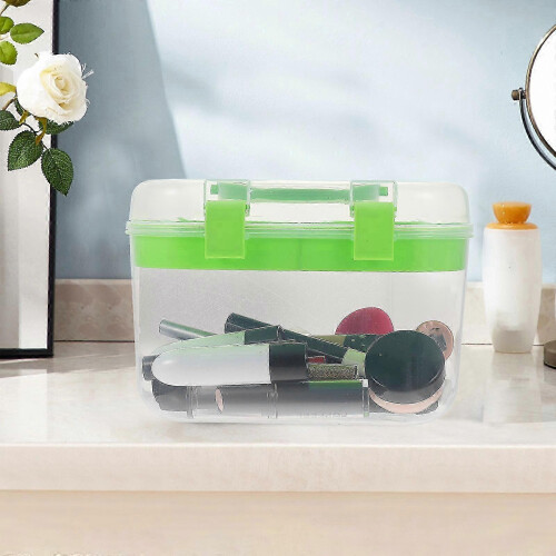 Double Layer Storage Box 2Pcs for Medicine Storage Portable Use 1