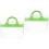 Double Layer Storage Box 2Pcs for Medicine Storage Portable Use 4