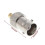 BNC-Buchse auf MCX-Stecker, gerader HF-Koaxial-Adapter, silberfarben 5
