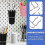 Pegboard Accessories For Home Organization 12Pcs Silver Iron Jar Holder Craft Storage Solutions 4
