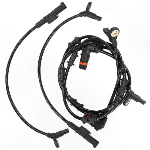W164 ML350 ML320 GL350 GL450 R350 ABS Wheel Speed Sensor Set (4Pcs) Front Rear Replacement 1