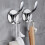 2PCS Towel Hook Robe Stainless Steel No Drilling Bathroom Kitchen Polished Surface 2