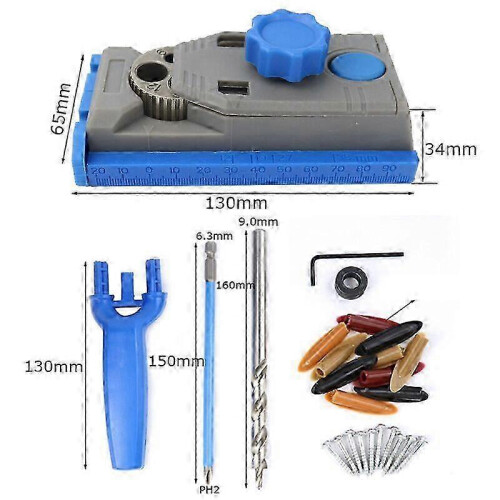 Woodworking Guides Joint Angle Tool Woodworking Locator - Pocket Hole Jig System (Jig System) 1