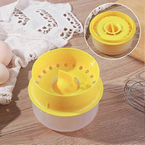 Egg Yolk Separator Kitchen Gadgets Egg Separator Tool Large Capacity Kitchen Accessories Yellow 2