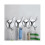 2PCS Towel Hook Robe Stainless Steel No Drilling Bathroom Kitchen Polished Surface 5