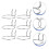 Pegboard Accessories For Home Organization 12Pcs Silver Iron Jar Holder Craft Storage Solutions 3
