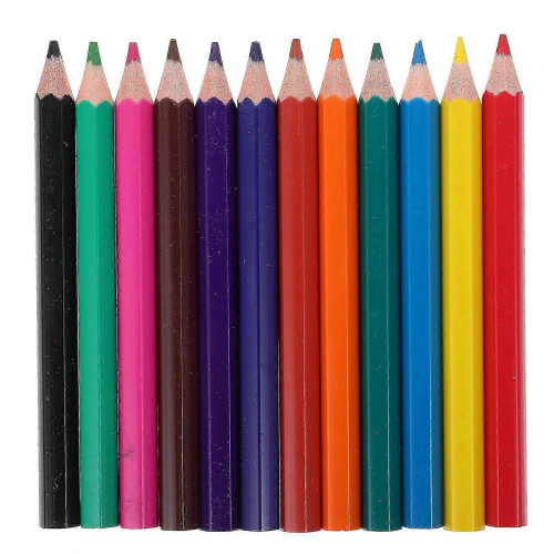 Crayons de couleur pour enfants, 6 sets portables mini 1