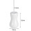 20 Pieces White Blind Pull Cord Knobs 1.26" X 0.75" Wood Window Blinds Wooden Cord Ball Pulls 2