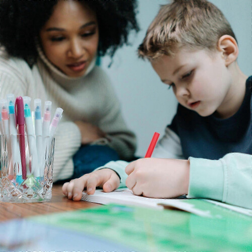 Crayons de couleur pour enfants, 6 sets portables mini 2