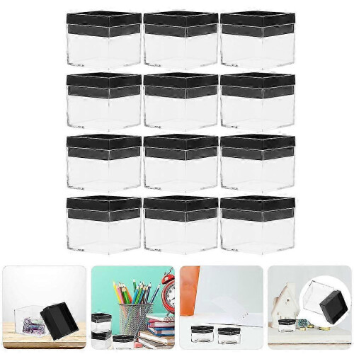 Mineral Specimen Display Boxes Plastic Storage Box for Storage 36Pcs Multi 2