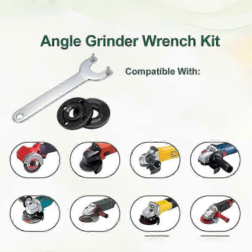 Tuerca de 5/8"-11 para amoladora angular. Kit de llave para amoladora angular, para amoladoras Milwaukee y de 4.5"/5"/7". 1