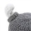 Kinder-Wintermütze, Stierhornmütze, handgestrickt für Babys 3