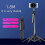 Camera Tripod Bluetooth Remote Control 360  Rotation for Video Recording and Live Streaming Black 3