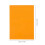 Silicone Placemat Heat Resistant for Home Use 6Pcs Orange 2