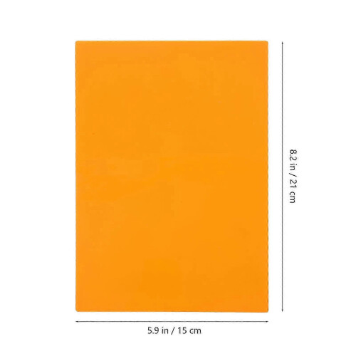 Silicone Placemat Heat Resistant for Home Use 6Pcs Orange 1