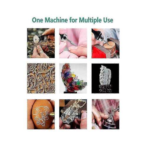 USB Customizer Engraving Pen 30 Bits, Engraving Pen Cordless, Engraver Tool Metal As Shown 2