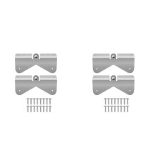 4PCS Gutter Extension Hinge Also Includes Screws Easy DIY Installation Any Size Rectangle or Square Downspout