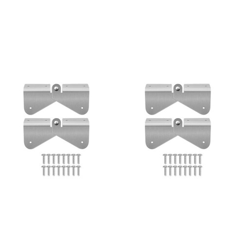 4PCS Gutter Extension Hinge Also Includes Screws Easy DIY Installation  Any Size Rectangle or Square Downspout