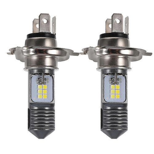 Motorradscheinwerfer, Motorradlampe, silberfarben, Aluminium 1