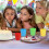 Set di 16 bicchieri di plastica riutilizzabili, facili da pulire, ideali per casa e amici, in ABS multicolore. 2