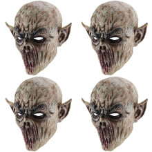 4X Halloween Bloody Scary Horror Mask Adult Zombie Mask Latex Costume Party Full Cosplay Mask Masquerade Props