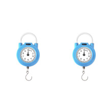 2X 10Kg Portable Mechanical Dial Scale Hanging/Kitchen Scale Hanging Hook Multi-Purpose Scale for with Tape Meas