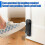 No-Drill Bottom Door, Kickdown Rubber Foot Door Holder Keep Door Open, Wall Floor Protector Black 4