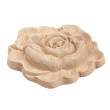 16X Furniture Appliques de Sculpture sur Bois Vintage Nautique Decor Cabinet Porte Stickers Solides Fleurs Motif Sculpté en Bois