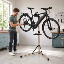 E-bike reparatiestandaard, 50 kg draagvermogen, goudkleurig