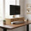 Monitorständer mit 3 Schubladen, Holzoptik, MDF 1