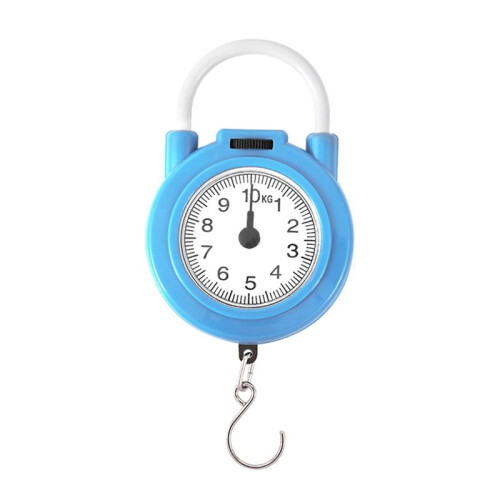 2X 10Kg Portable Mechanical Dial Scale Hanging/Kitchen Scale Hanging Hook Multi-Purpose Scale for with Tape Meas 1