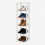 Schuh-Organizer, weiß, 6er-Pack – Schlankes, platzsparendes Design 2