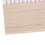 Boho houten wandplankenset, naturel wit, 2 stuks 8