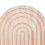Boho houten wandplankenset, naturel wit, 2 stuks 9