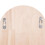Boho houten wandplankenset, naturel wit, 2 stuks 7