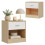 Nachttisch mit Schublade, MDF, 41 x 39 x 28 cm 2