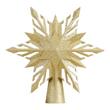 Christmas TreeTopper Snowflake Lights TreeTopper Rotating LED Snowflake Projector Glitter Projector US Plug