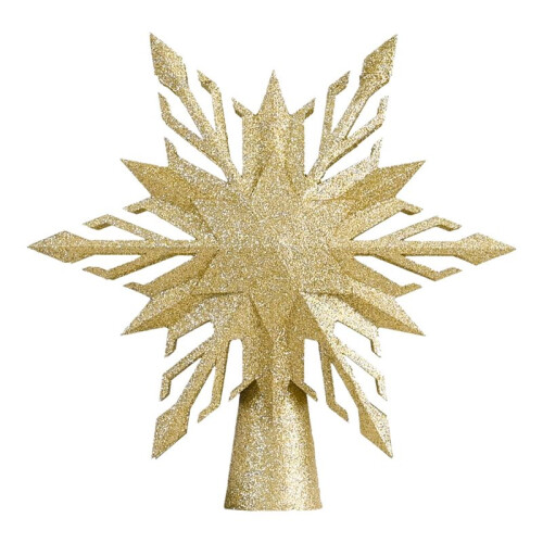 Christmas TreeTopper Snowflake Lights TreeTopper Rotating LED Snowflake Projector Glitter Projector US Plug