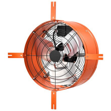 Wand-Abluftventilator 38,1 cm - Duoku - Luftstrom 2803,4 m³/h mit Thermostat, für Garage, Lager und Werkstatt, Orange