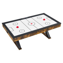 Airhockeytafel 213,5 cm - Duoku - Airhockeyspel met ventilatie, voor speelkamers, kelders of thuis, elektronische teller