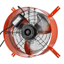 Wand-Abluftventilator 40,6 cm - Duoku - Luftstrom 4995,1 m³/h mit Thermostat, für Haus, Garage, Lager und Werkstatt