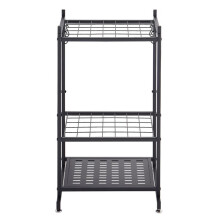 Organisateur d'Outils de Jardin-Duoku-avec 35 Emplacements et Crochets, Support en Acier Q235 pour Râteaux et Balais à Long Manche