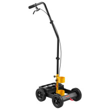 Nelipyöräinen Viivatrassi-Kärry-Duoku-6 Pullon Kapasiteetti, Musta, Säädettävä Nauhan Leveys 50-100 mm, Mukana Sovitettava Suutin