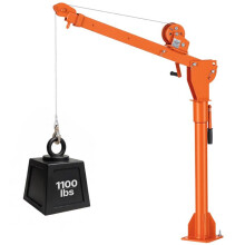 Grue de Levage pour Pick-up 499 kg-Duoku-Équipement Manuel pour Camionnette avec Treuil Intégré, Conçu pour Manipuler Machines