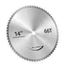 Lâmina de Serra Circular Ø 355,6 mm - Duoku - 66 Dentes com Pastilhas em Cermet, Adequada para Serrarias de Corte, Corte a Frio para Metal